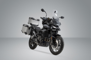 Adventure sada tří kufrů,stříbrné, Triumph Tiger 900/GT/Rally/Pro (19-23).