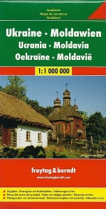 Ukrajina a Moldávie - mapa