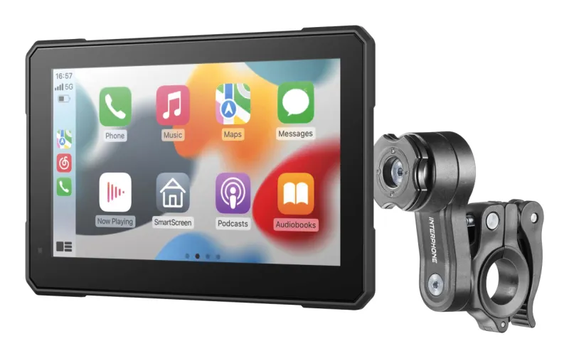 Interphone RideSync 70 Essential - zrcadlení na motorku