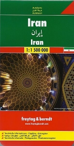Írán - mapa