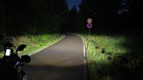 LED světla mlhovky-homologované včetně vypínače a kabeláže