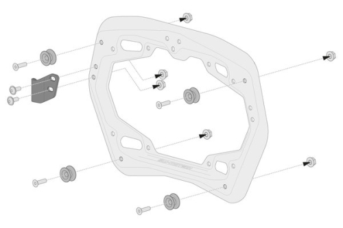nosič quick-lock PRO, Honda CRF1100L Africa Twin Adv Sp. (19-)