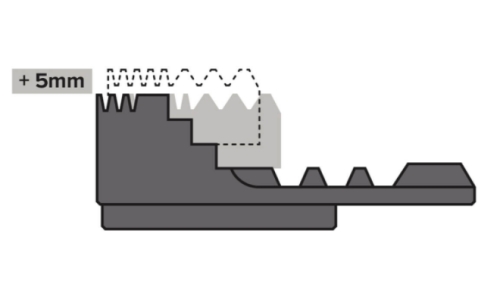 rozšíření brzdového pedálu BMW R1200GS LC (13-18), R1250GS (18-).