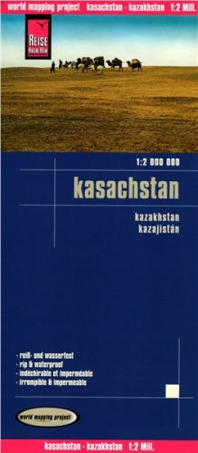 Kazachstán - mapa odolná