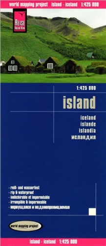 Island - mapa odolná