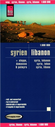 Sýrie a Libanon - mapa odolná