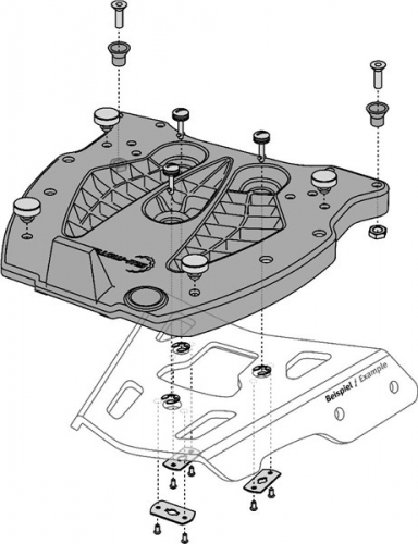 Plotna GPT pro kufr Givi/Kappa Monokey