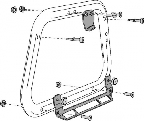 Adaptér nosič SW Evo / kufry Shad