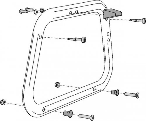 Adaptér nosič SW Evo / kufry Givi/Kappa