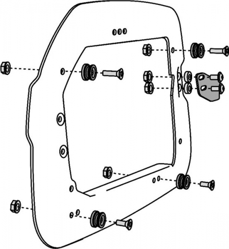 Adaptér nosič SW / kufry TraX