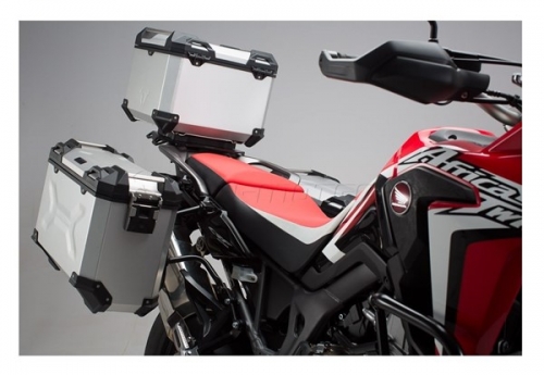 sada Adventure -kufry TraX Adv. stříbrné pro  Honda Africa Twin (15-17)
