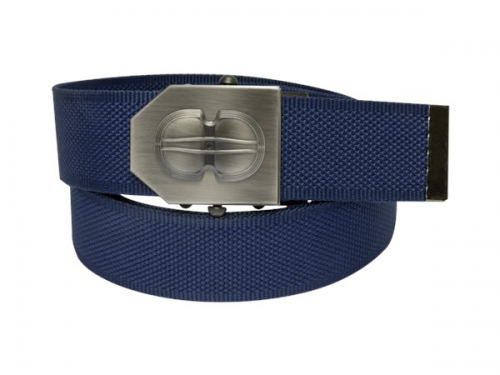 Opasek motor boxer textilní modrý