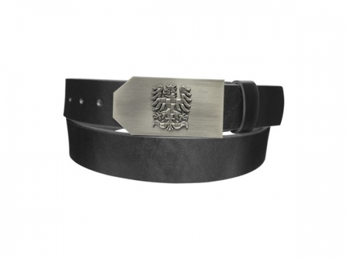 Opasek s moravskou orlicí kožený