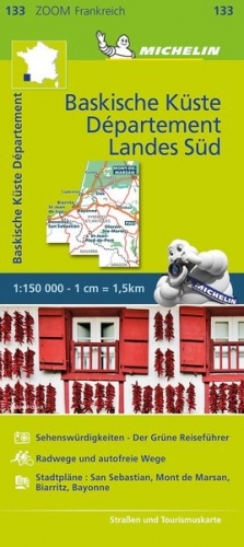 Španělsko: pobřeží Baskicka (č. 133) mapa