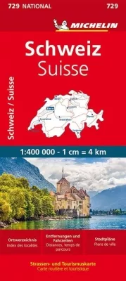 Švýcarsko (č. 729) mapa