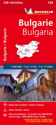 Bulharsko (č. 739) mapa