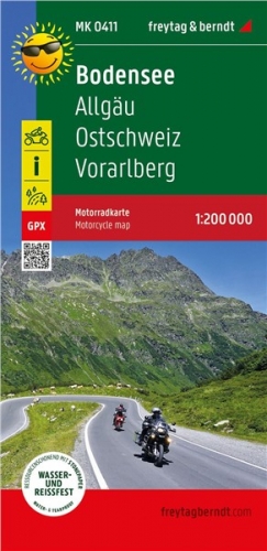 Motomapa Bodamské jezero