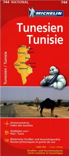 Tunisko (č. 744) mapa