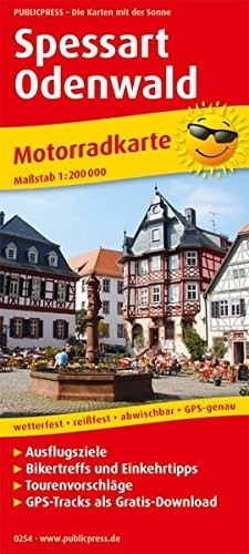 Motomapa Spessart - Odenwald
