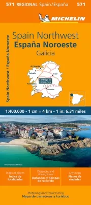 Španělsko: Galicie (č. 571) mapa