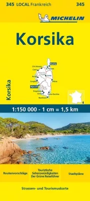 Korsika (č. 345) mapa