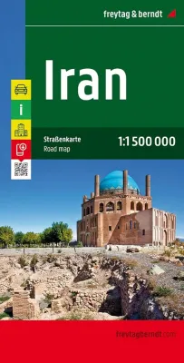 Írán - mapa