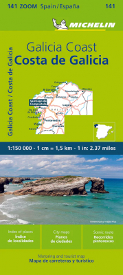 Španělsko: pobřeží Galicie (č. 141) mapa