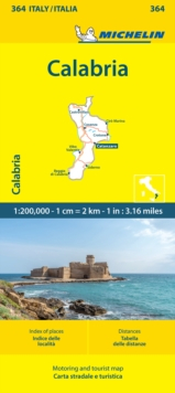 Itálie: Kalábrie (č. 364) mapa