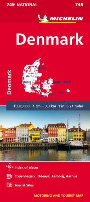 Dánsko (č. 749) mapa