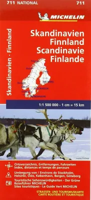 Skandinávie a Finsko (č. 711) mapa