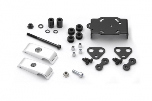 Držák GPS na řidítka 32 mm stříbrný