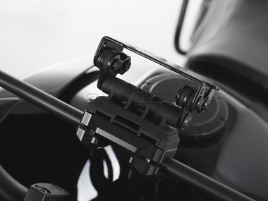 Držák GPS na hrazdu řidítek odpružený, Quick-Lock
