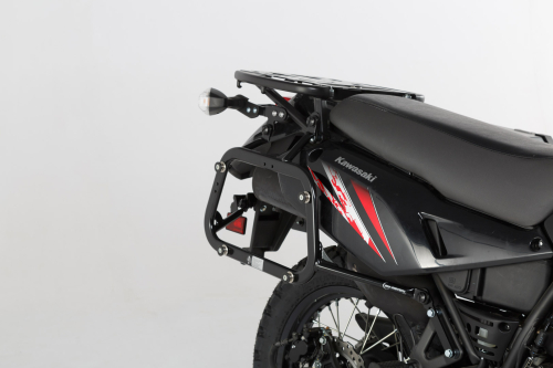 EVO boční nosiče černé. Zesílené. Kawasaki KLR650 (08-).