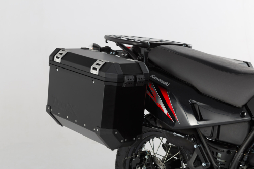 EVO boční nosiče černé. Zesílené. Kawasaki KLR650 (08-).
