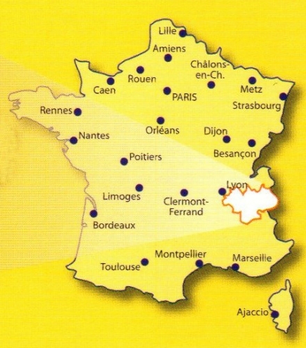 Francie: Francouzské Alpy sever (č. 333) mapa