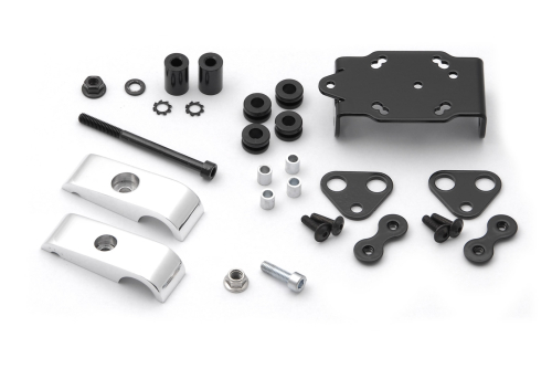 Držák GPS pro řídítka 1" (O 25,4 mm) stříbrné