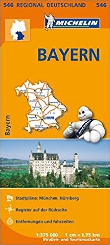 Německo: Bavorsko (č. 546) mapa