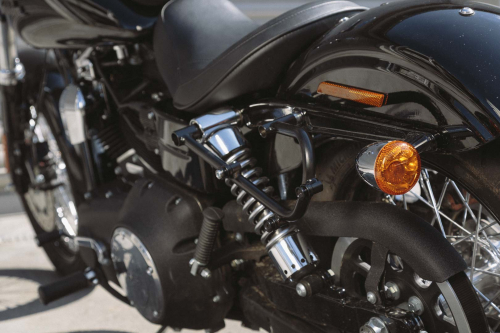 Legend Gear tašky sada - Černá edice Harley Davidson Dyna Low Rider, Street Bob.