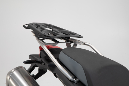 Adventure sada zavazadel stříbrné pro  BMW F GS 750/850 pro top nosič z nerez.oceli