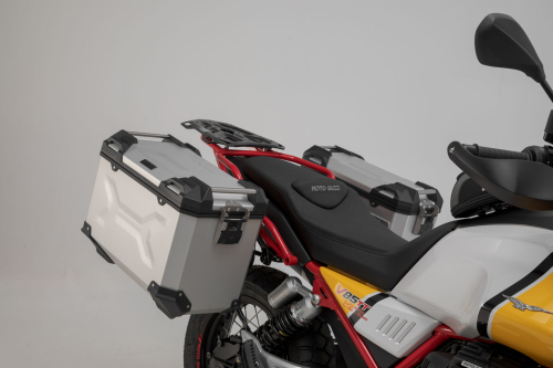 Adventure sada kufrů Černá. Moto Guzzi V85 TT (19-).