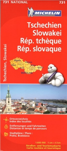 Česká a Slovenská republika (č. 731) mapa