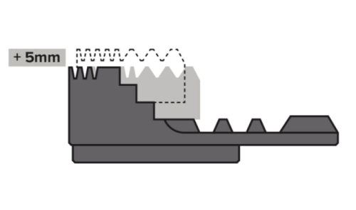 rozšíření brzdového pedálu BMW R1200GS LC (13-18), R1250GS (18-).