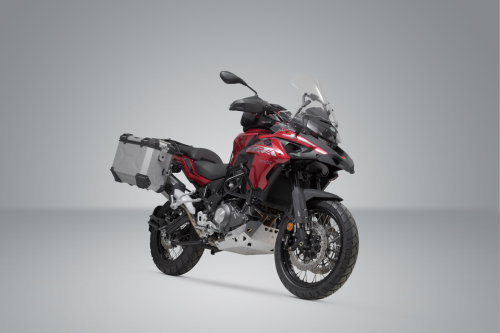 TRAX ADV sada bočních kufrů-stříbrné, 45/37 l. Benelli TRK 502 X (18-).