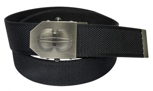 Opasek motor boxer textilní černý - dárkové balení