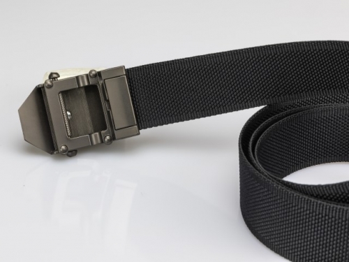 Opasek motor boxer textilní černý - dárkové balení