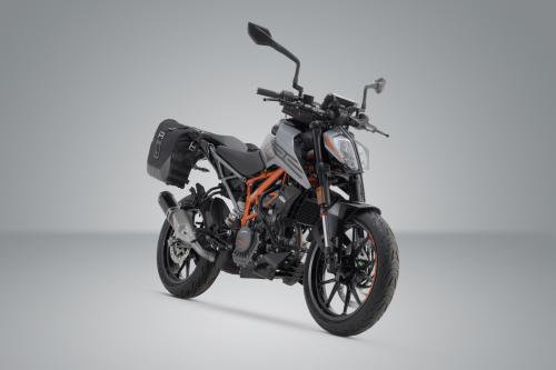 Legend Gear boční tašky sada-černé pro KTM 125 Duke (21-).