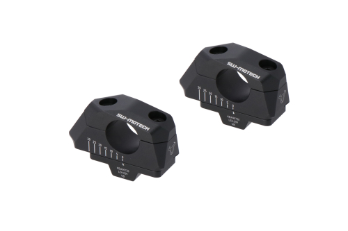 variabilní zvýšení řídítek o průměru 28mm, H 28, černé