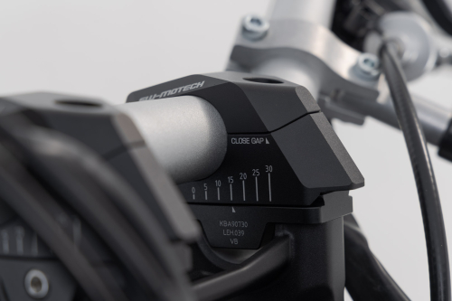 variabilní zvýšení řídítek o průměru 28mm, H 28, černé