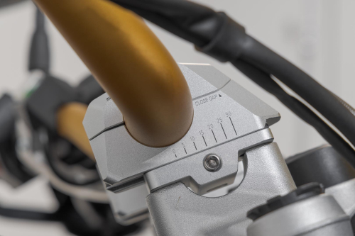 variabilní zvýšení řídítek o průměru 32mm, H 32, stříbrné