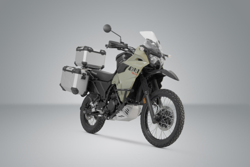 Adventure set Luggage Silver. Kawasaki KLR 650 (22-).
